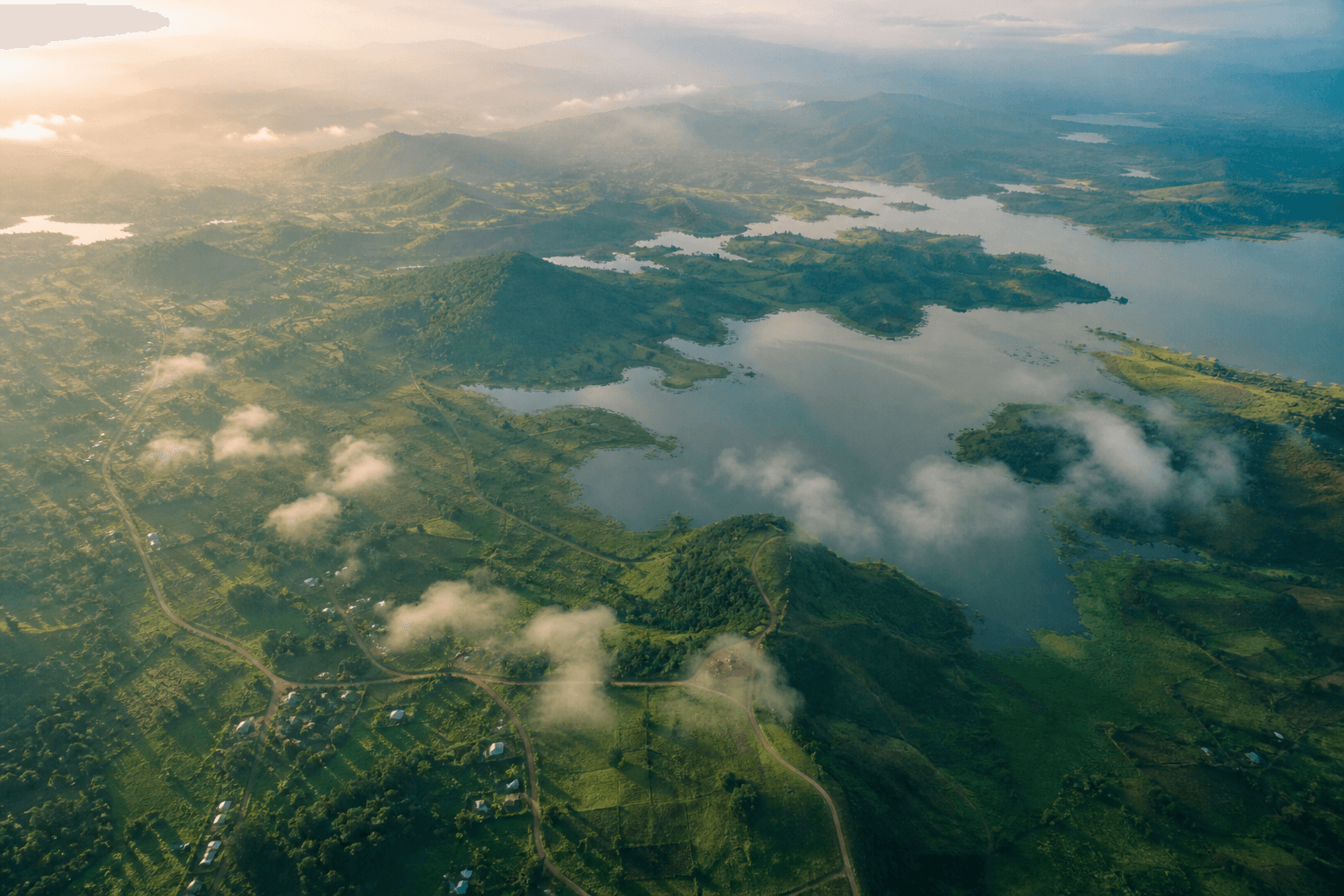 Landscape of Western Kenya and the Lake Region representing Matana Springs distribution coverage